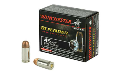 Ammunition Winchester Ammunition PDX1 Defender 45ACP WIN DEFENDER 45ACP 230GR JHP 20/200